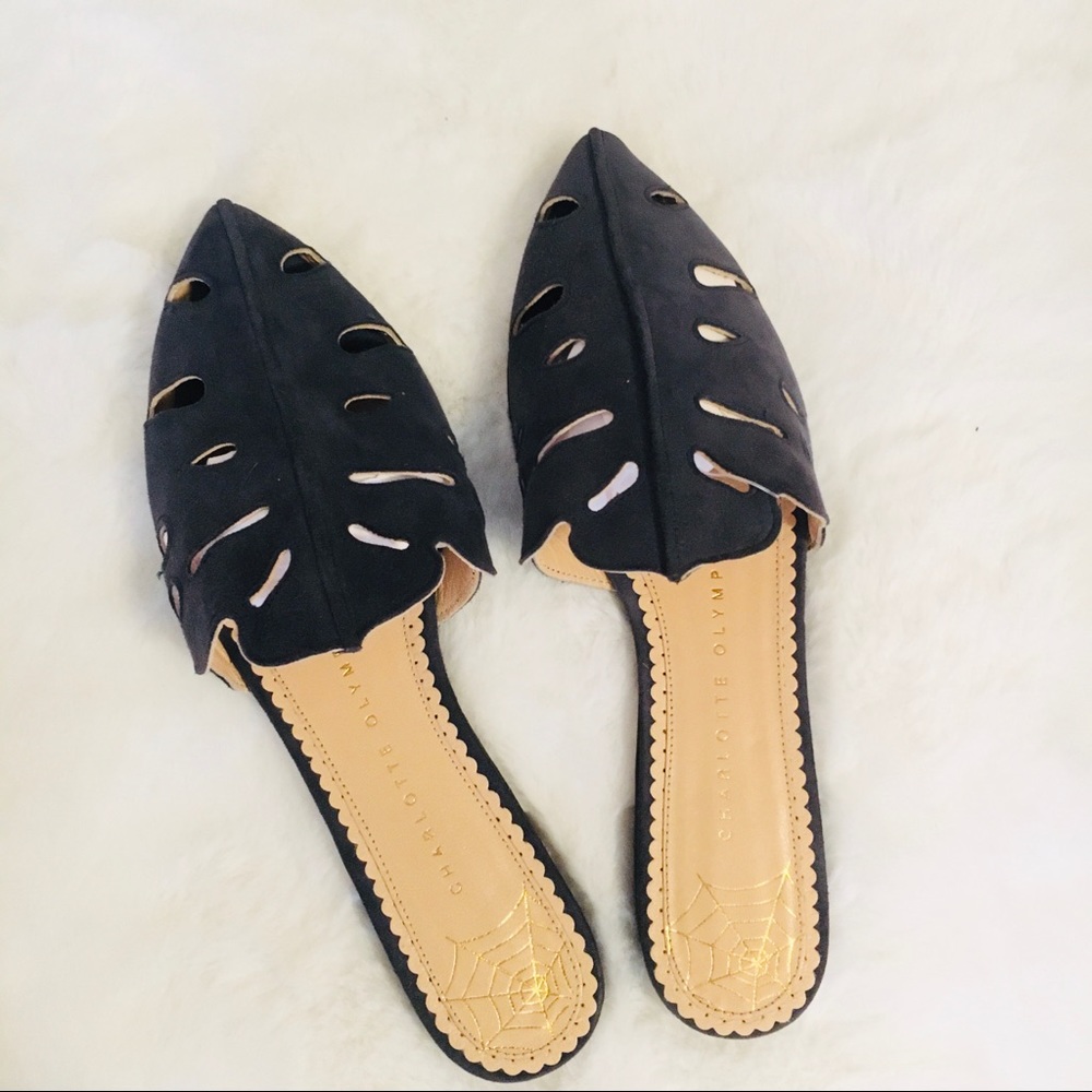 Charlotte Olympia verdant mule RARE
